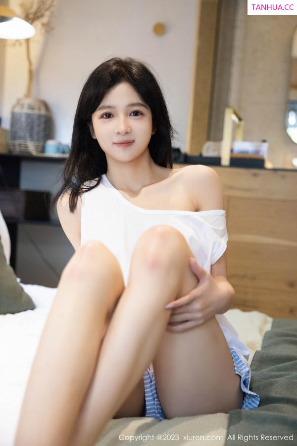 糖豆  [XiuRen]高清写真图 2023.09.12 No.7375 糖豆sisi 清纯美腿第4张图片